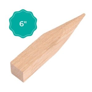 Bottom piece of an MMD Oak Hub cut to a 2″ x 2″ profile - 6" in length.