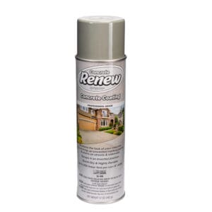 Can of Seymour Concrete Renew Marking Paint in Grey - front view.