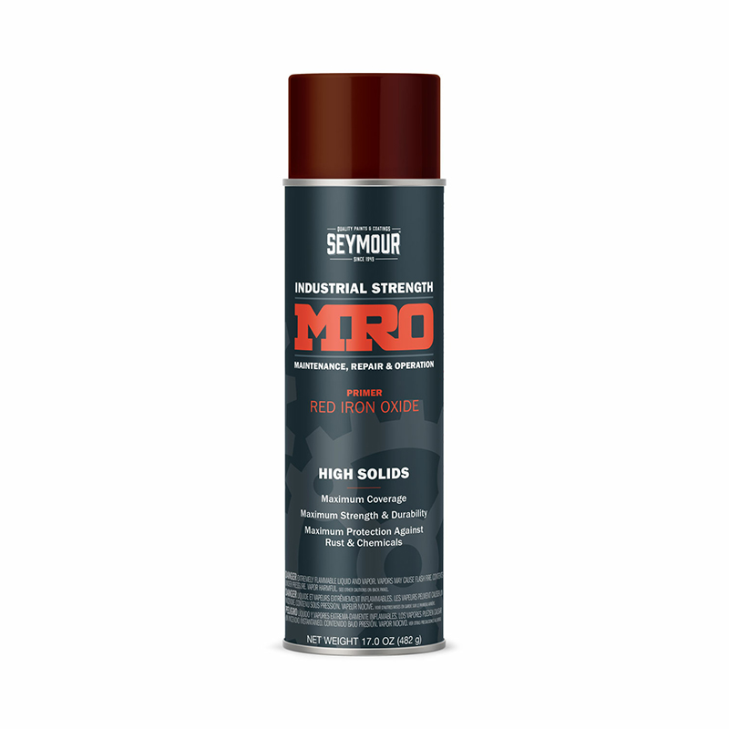 Industrial Mro High Solids Spray Paint Red Iron Oxide Primer