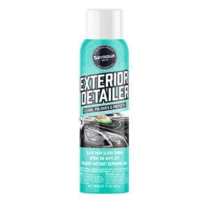A can of Seymour Exterior Detailer.