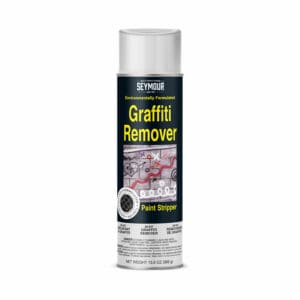A can of Seymour Graffiti Remover Paint Stripper.