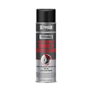 A can of Seymour Tool Crib Brake and Parts Cleaner.