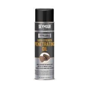 A can of Seymour Tool Crib Super Strength Penetrating Oil.