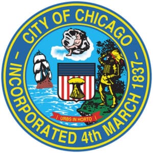 City of Chicago logo indicating M/WBE (Minority/Women-Owned Business Enterprise) certification