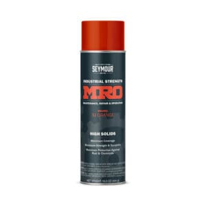A can of Industrial MRO Enamel Spray Paint in Skyjack Orange