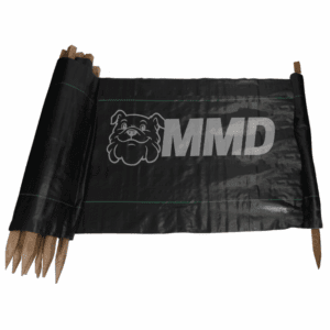 MMD Custom Stamped Pre-Staked Silt Fence.