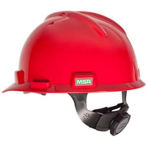 V Gard Hard Hat With 6 Point Suspension