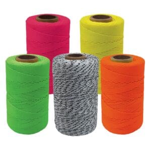David White Salamander Nylon Braided Mason Twine 19 Sbt500