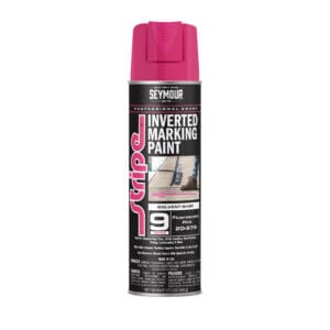Seymour Stripe 9 Series Inverted Ground Marking Paint Fluorescent Pink 17oz 20 979