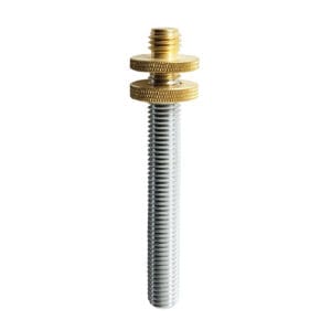 A SitePro QuickTip Pole 5/8-11 Adjustable Adapter, with male 5/8-11 thread.