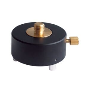 A David White SitePro Zeiss Wild Rotating Tribrach Adapter (05-2525), with precision 5/8″-11 brass thread.